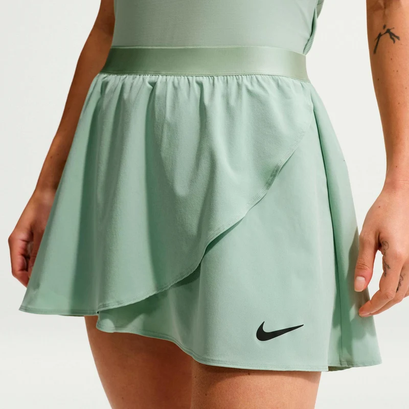Court Dri-Fit Slam High Rise Woven Rock Damen - graugrün