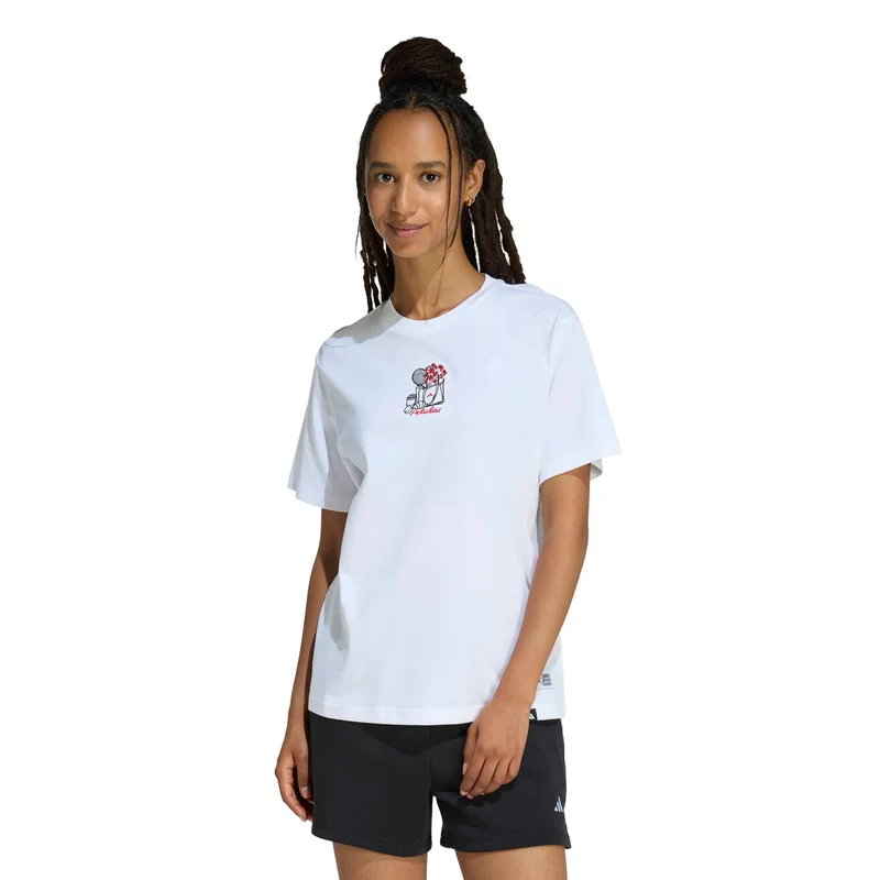 MINI Embroidery Graphic T-Shirt Damen - weiß, mehrfarbig