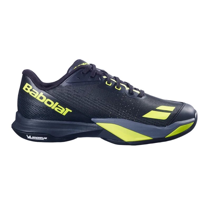 Jet Mach 4 Allcourtschuh Herren - schwarz, neongelb