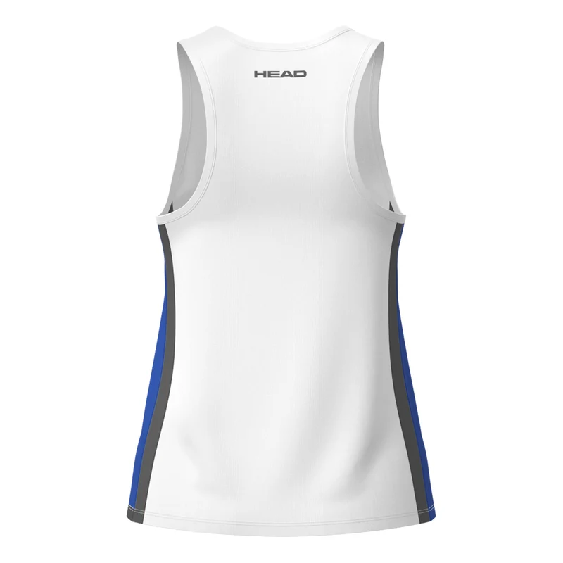 Club 25 Tech Tank-Top Damen-Weiß,Dunkelblau