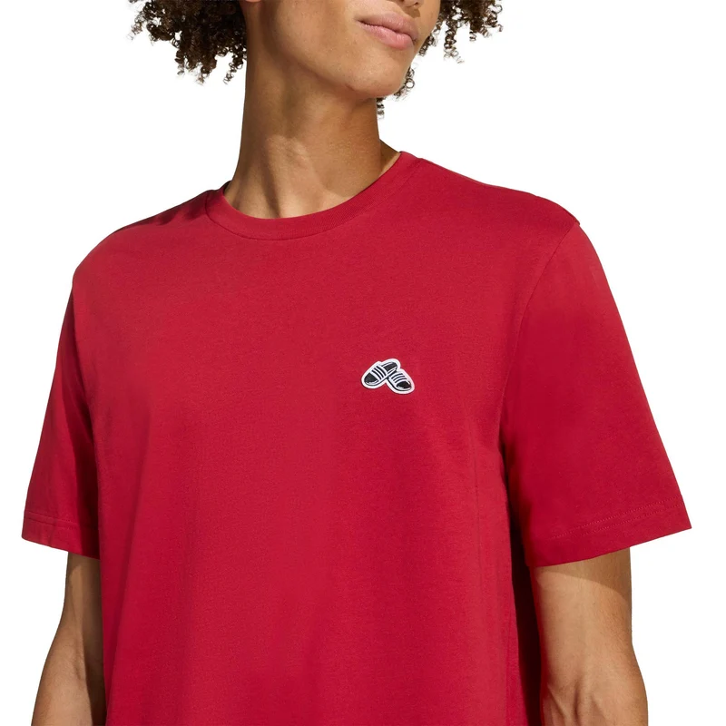 Summer Slide Graphic T-Shirt Herren - dunkelrot