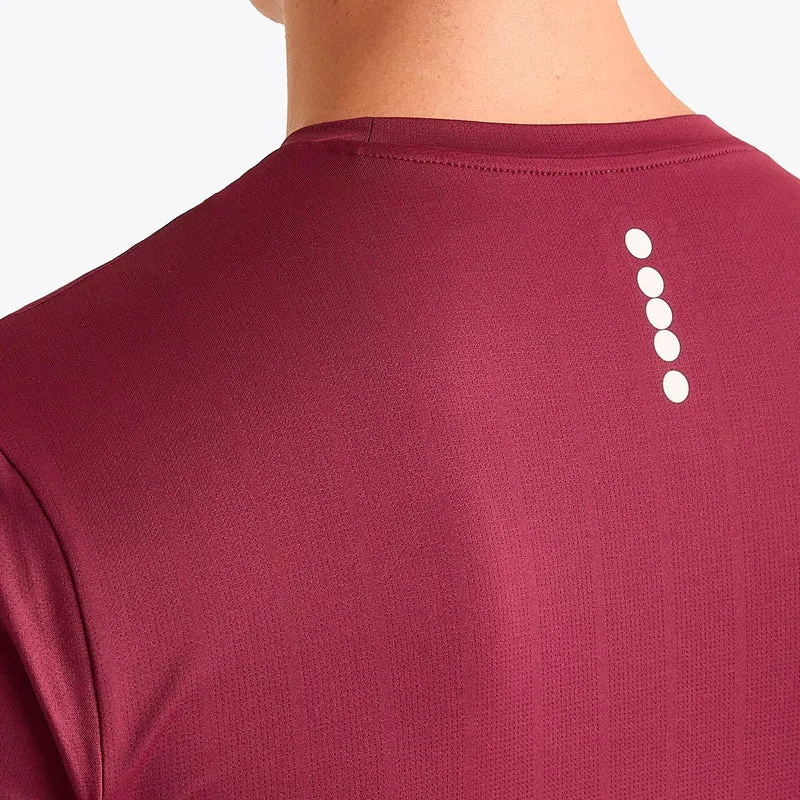 Icon T-Shirt Herren - weinrot