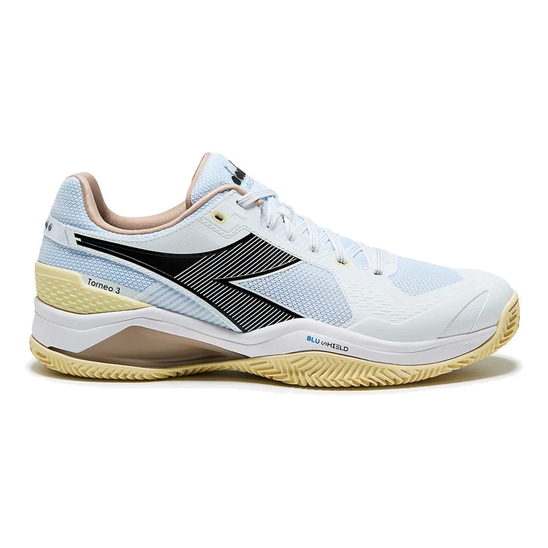 Blushield Torneo 3 Sandplatzschuh Herren - hellblau, beige