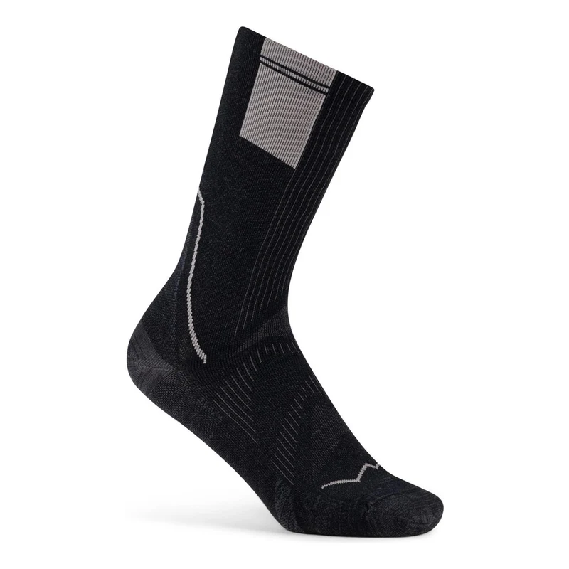Coolnet Crew Laufsocken Unisex - schwarz