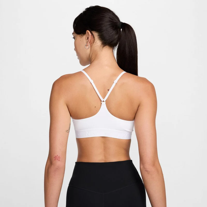 Dri-Fit INDY Light Support Sport-BH Damen - weiß