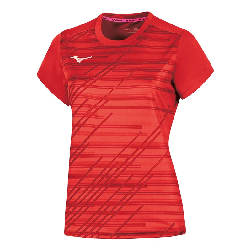 Team Chiba T-Shirt Damen-rot