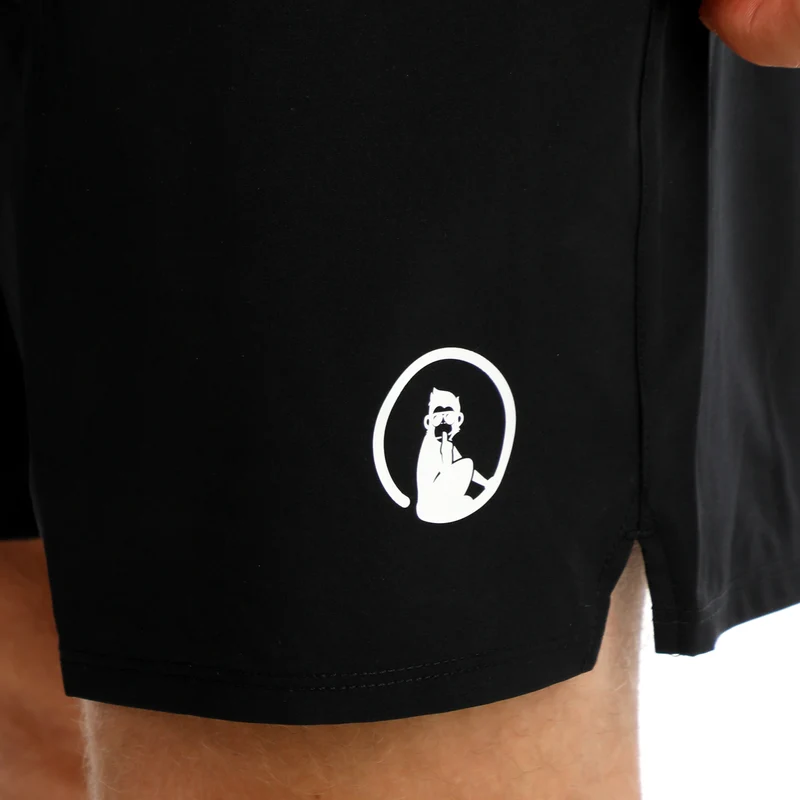 Challenger 2in1 7inch Shorts Herren-Schwarz,Weiß