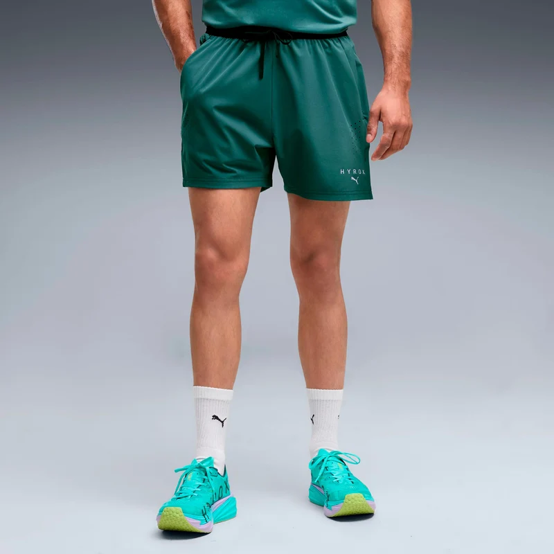 HYROX PWRMODE 5in Laufshorts Herren - grün