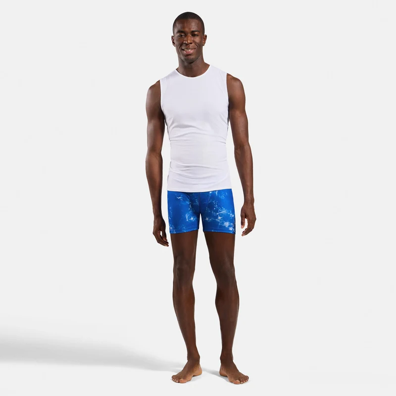 Active Light Graphic 2 pack Boxer Short Herren-blau, schwarz