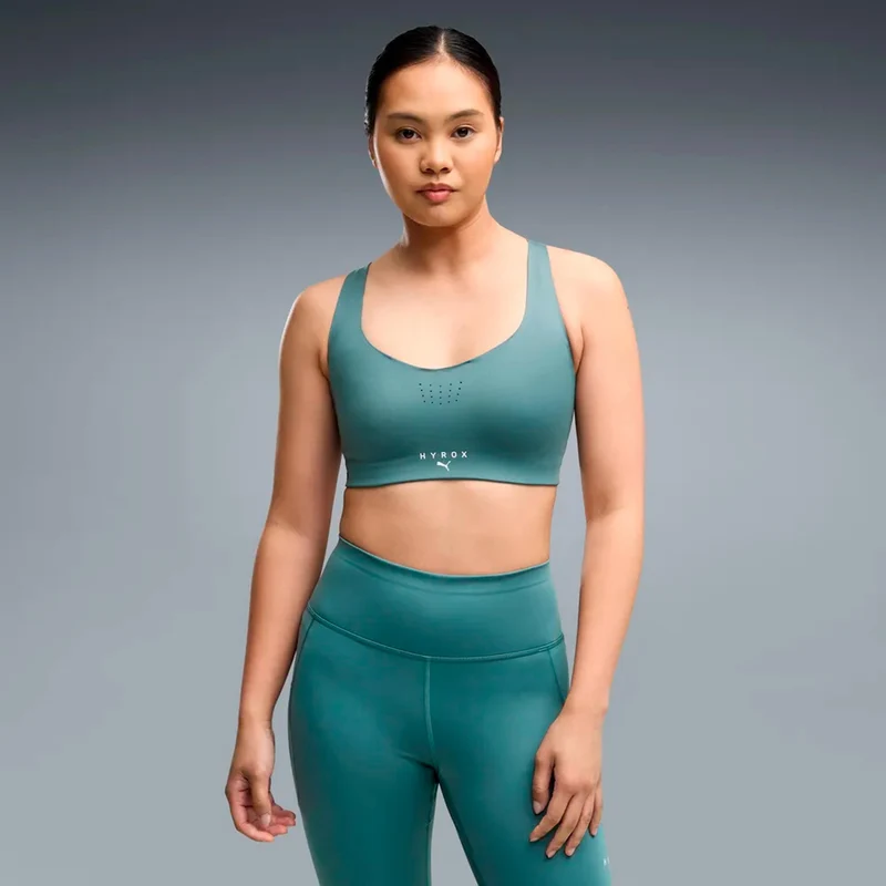 HYROX PWRMODE Sport-BH Damen - grün