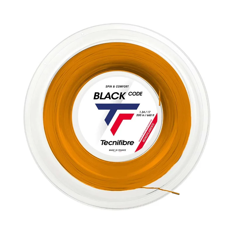 Black Code Fire 200m Saitenrolle-Orange,Rot