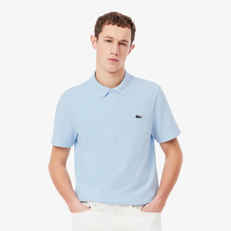 Polo Herren - hellblau, grün