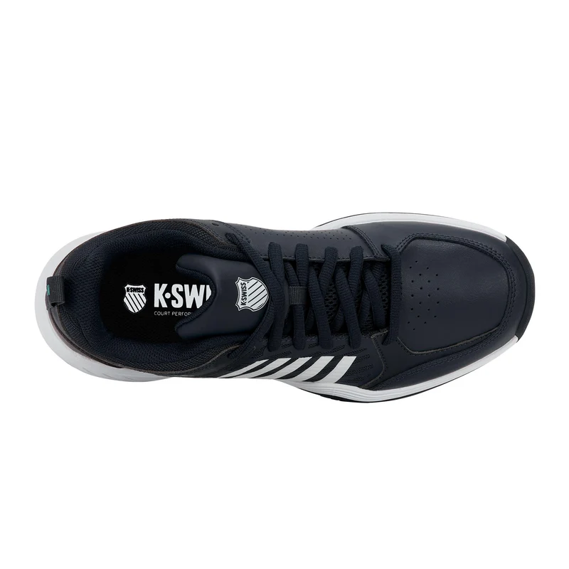 Court Express 2 Sandplatzschuh Herren - schwarz, türkis