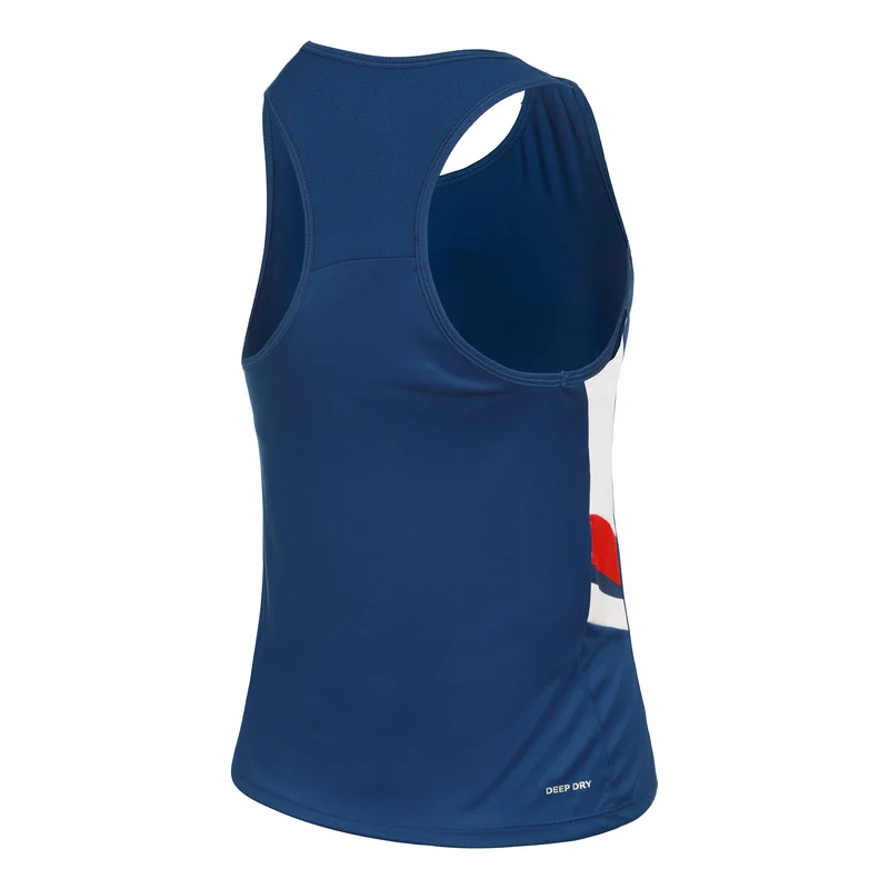 Squadra III Tank-Top Damen-Blau,Rot