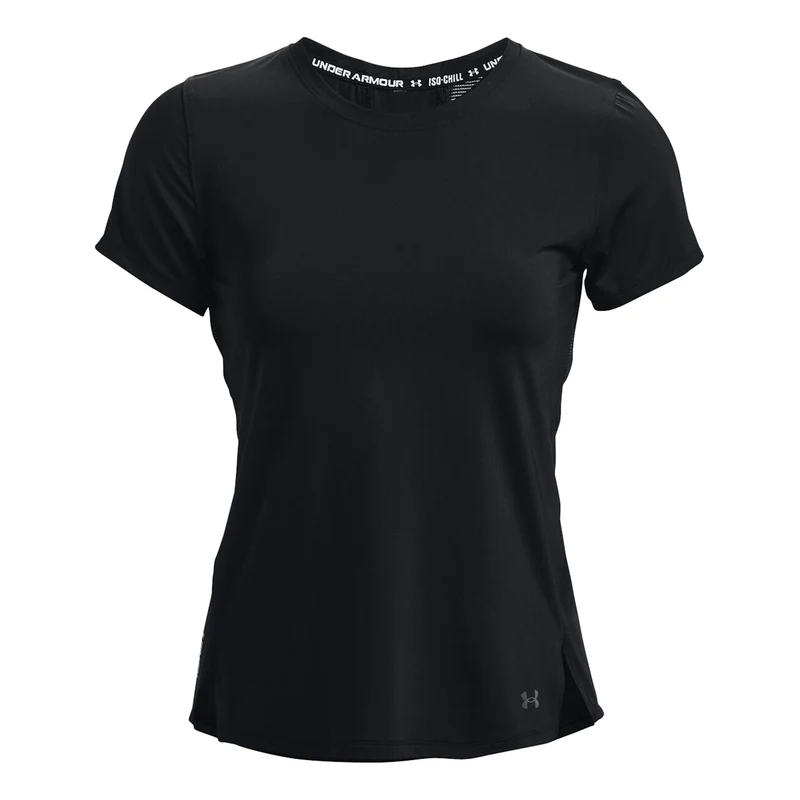 Streaker Jacquard T-Shirt Damen-Schwarz