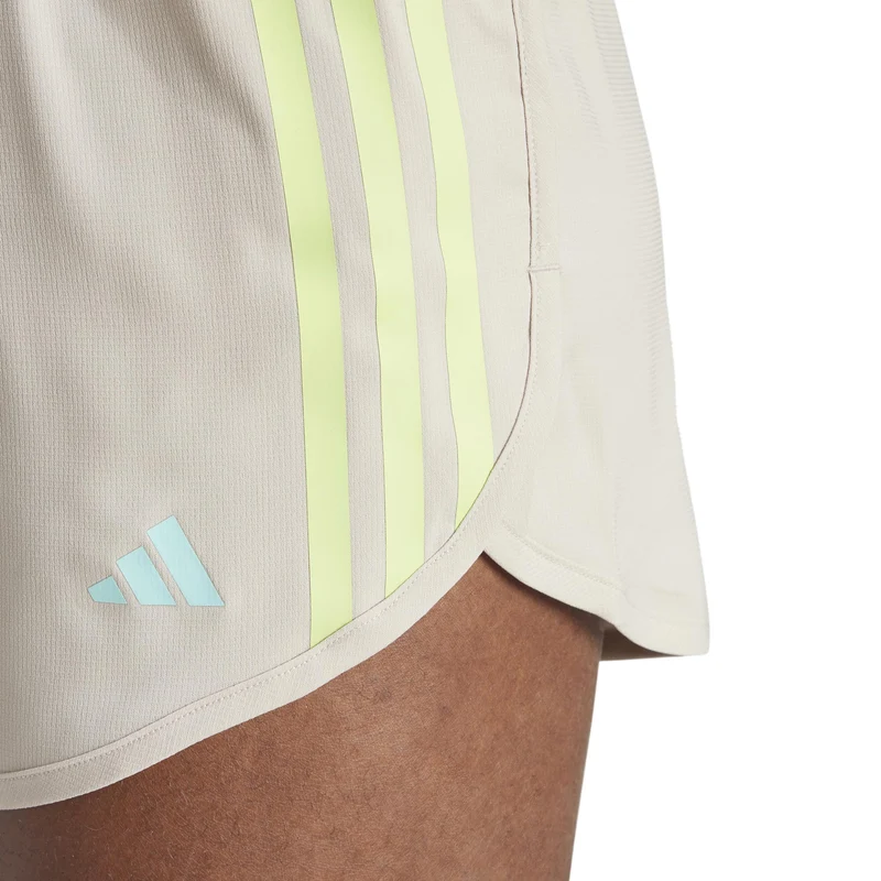 Own The Run 3S Laufshorts Damen-Beige