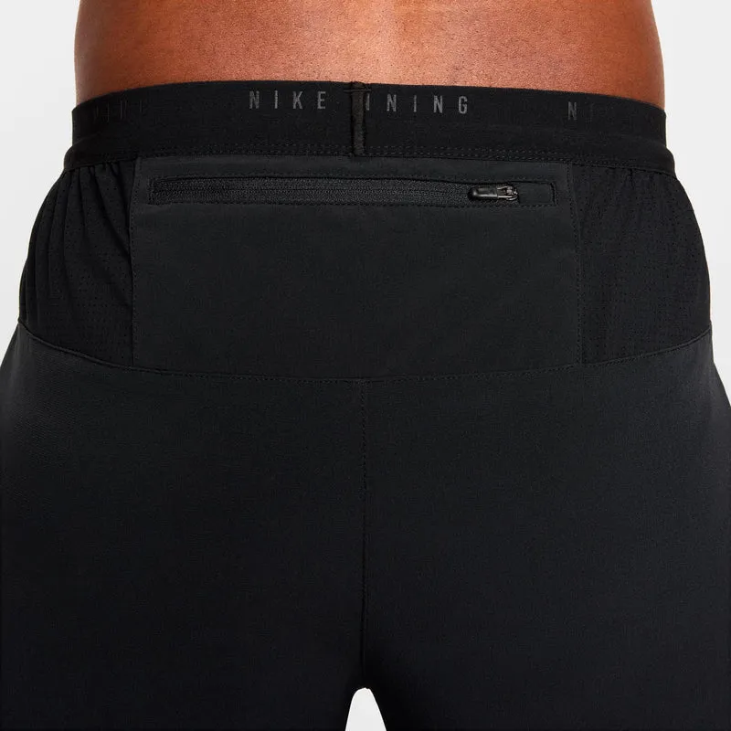 Stride Laufhose Herren - schwarz, silber