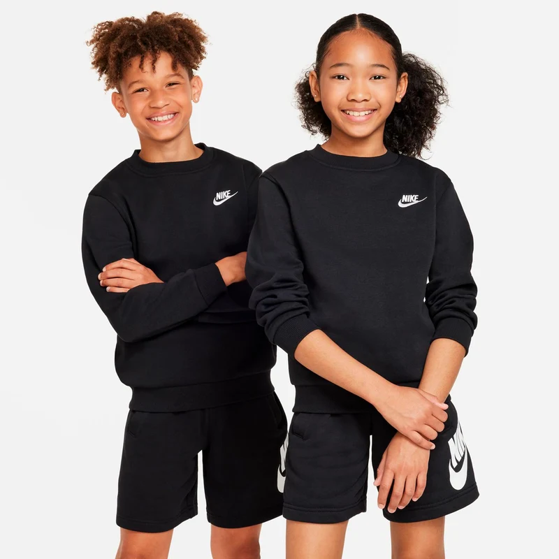 Club Fleece Sweatshirt Kinder - schwarz