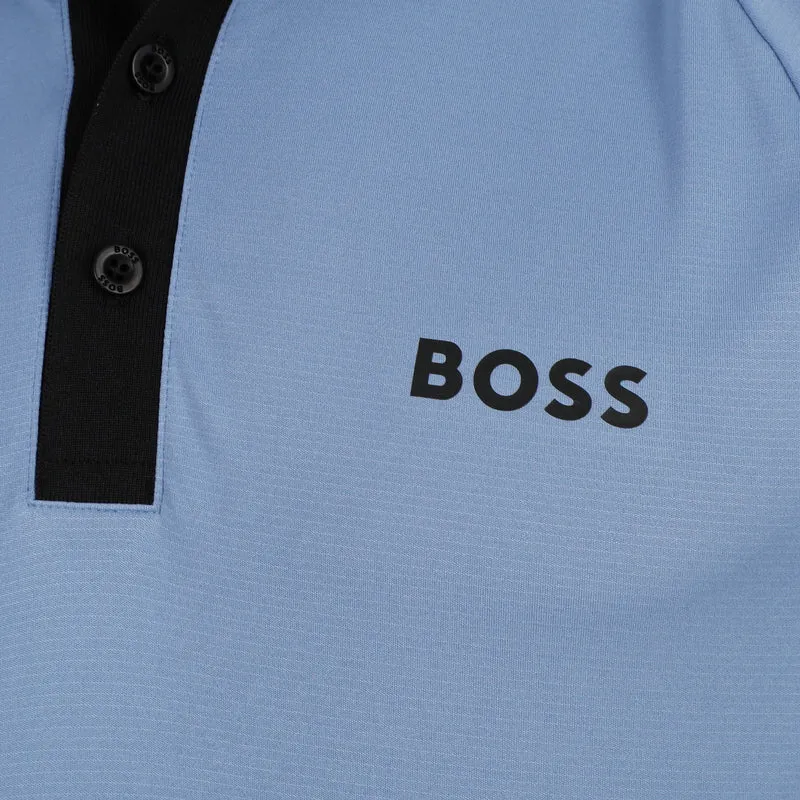 Serve Polo Herren-blaugrau
