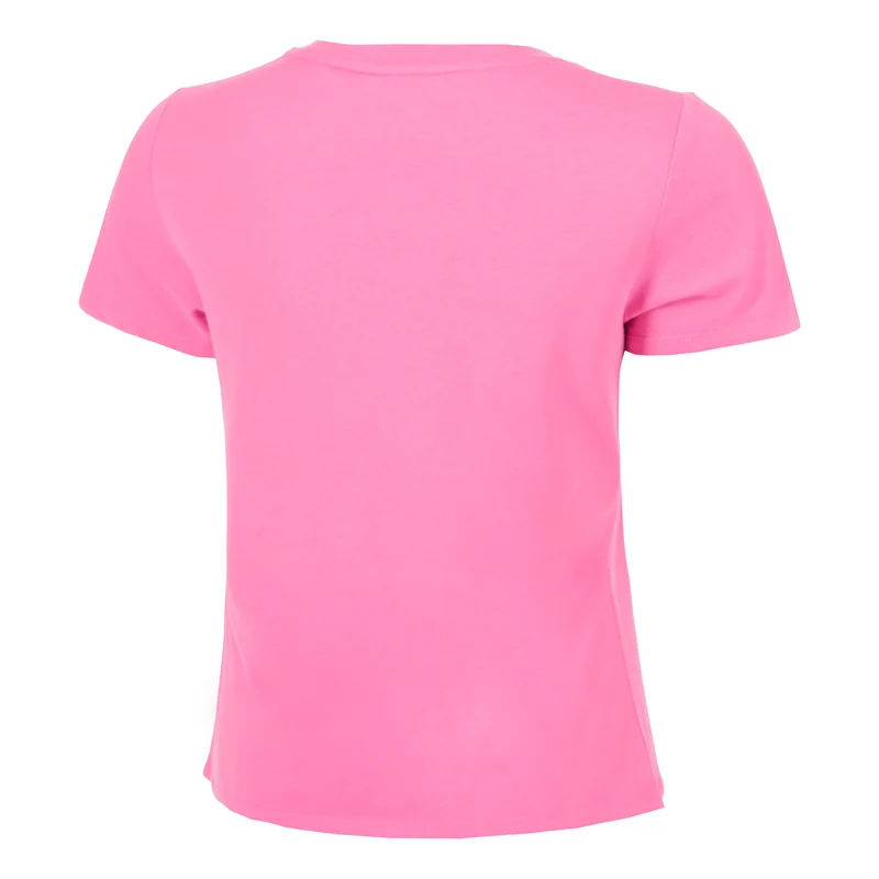 Trainings T-Shirt Damen - pink, weiß