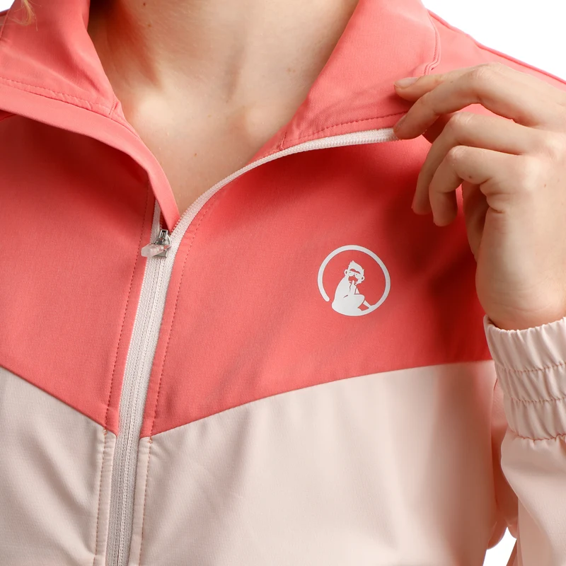 Endlessly Chip Trainingsjacke Damen-Rosa,Koralle