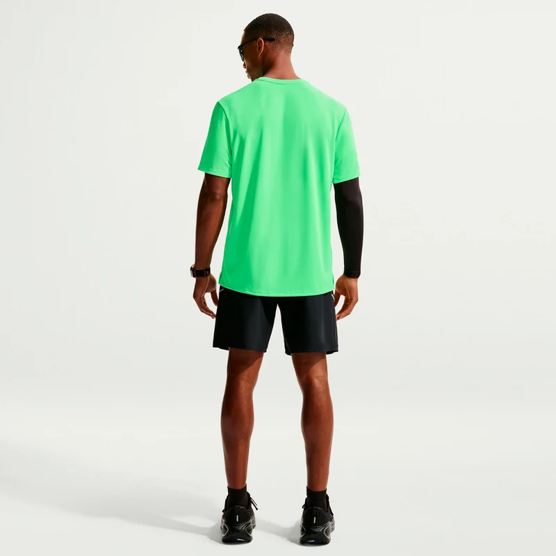 Miler Laufshirt Herren - grün, silber