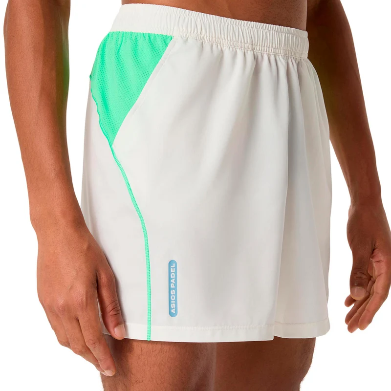 Court 7in Shorts Herren - creme, grün
