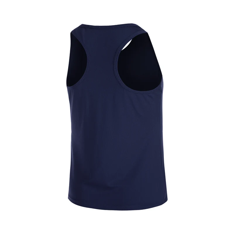 Racerback Tank-Top Mädchen-Dunkelblau,Weiß