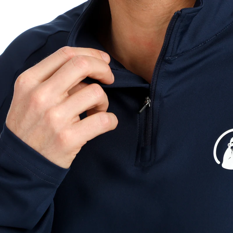 Big Serve 1/4 Zip Longsleeve Herren-dunkelblau