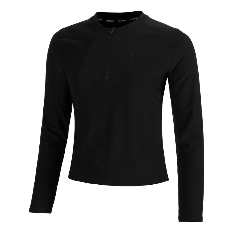 Court Dri-Fit Advantage Longsleeve Damen-Schwarz,Schwarz