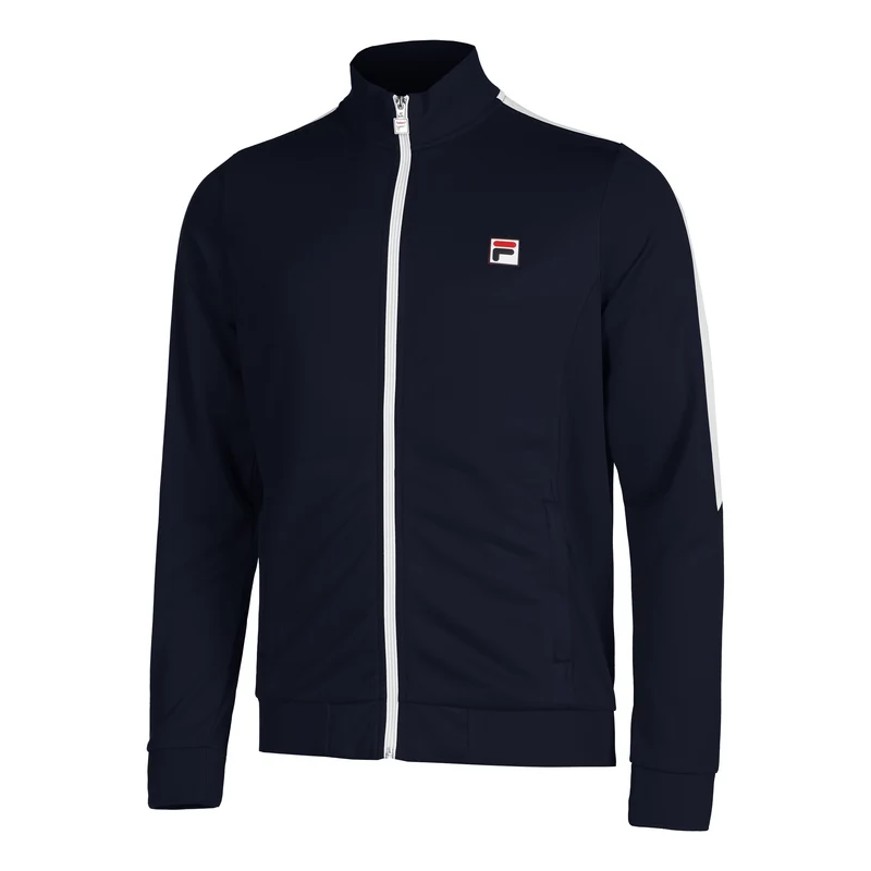 Jacket Manuel Trainingsjacke Herren - dunkelblau, weiß