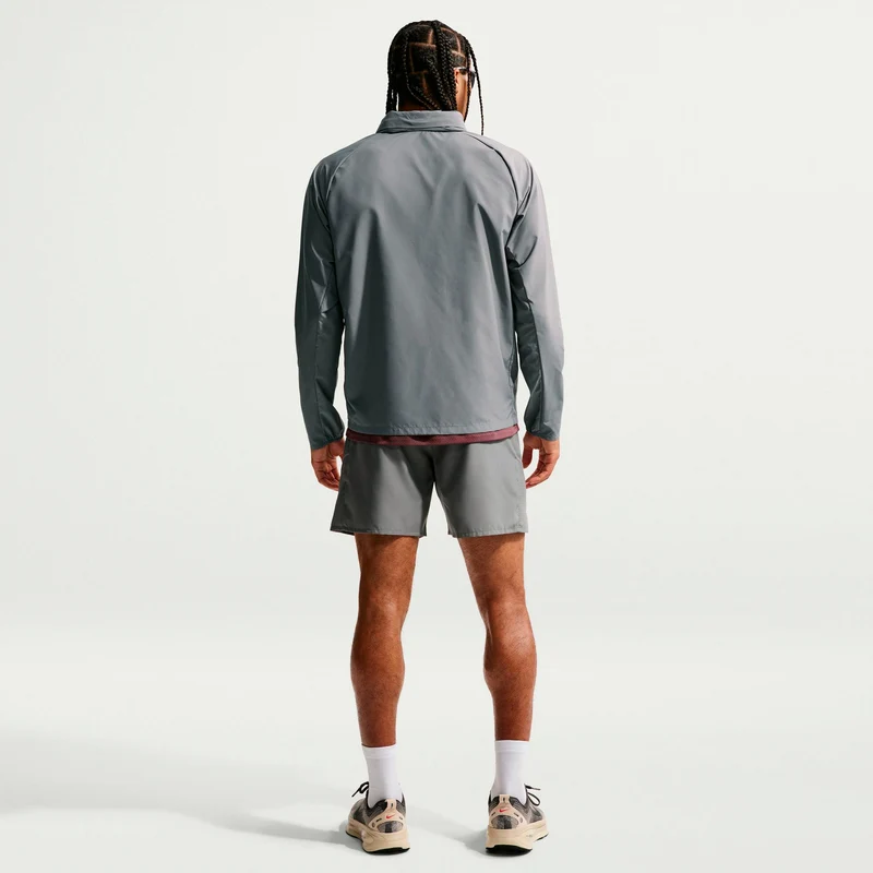 Miler Laufjacke Herren - grau, grau
