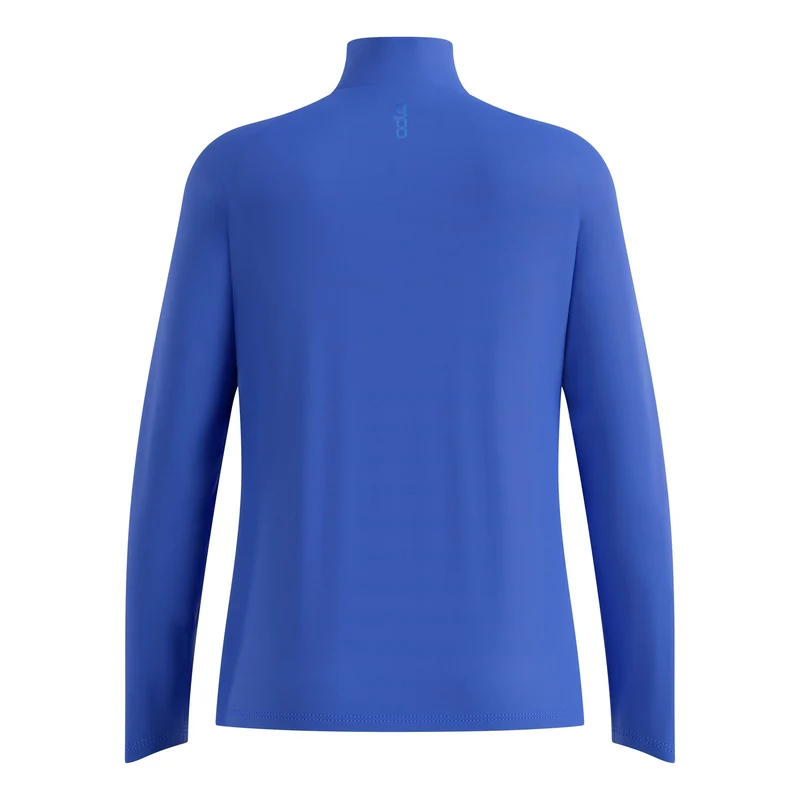 Essential 1/2 Zip Laufshirt Damen-blau