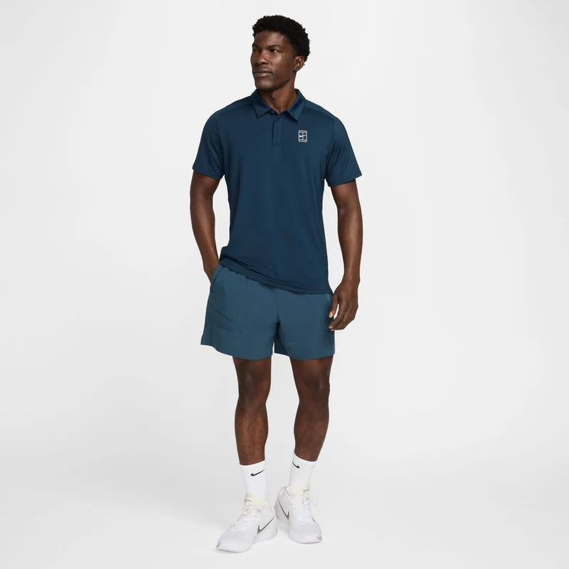 Court Dri-Fit Advantage Polo Herren-Dunkelblau,Weiß