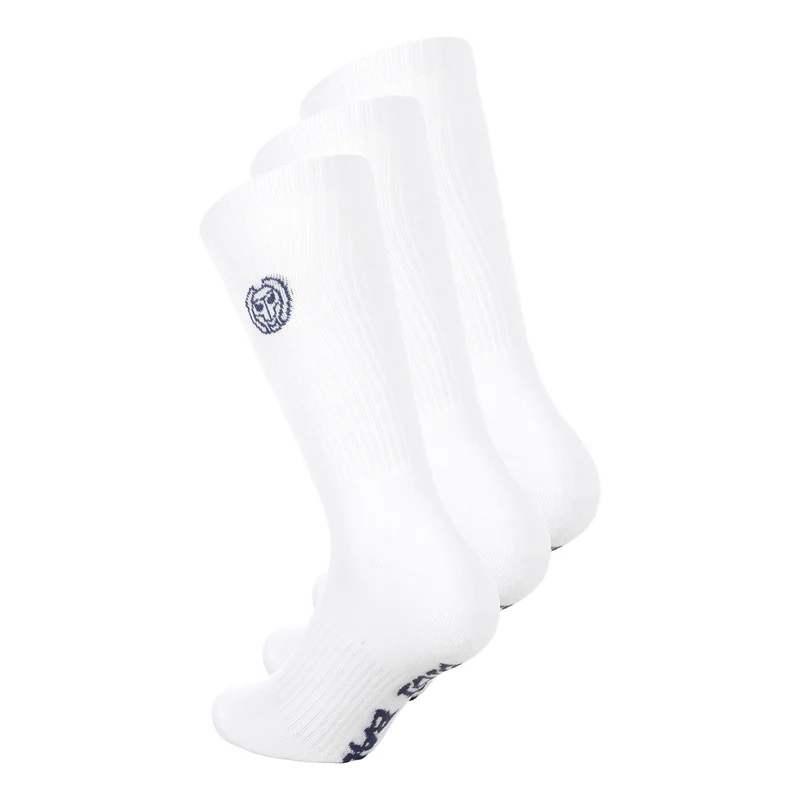 Crew Performance Tennis Socks 3 Pack -white