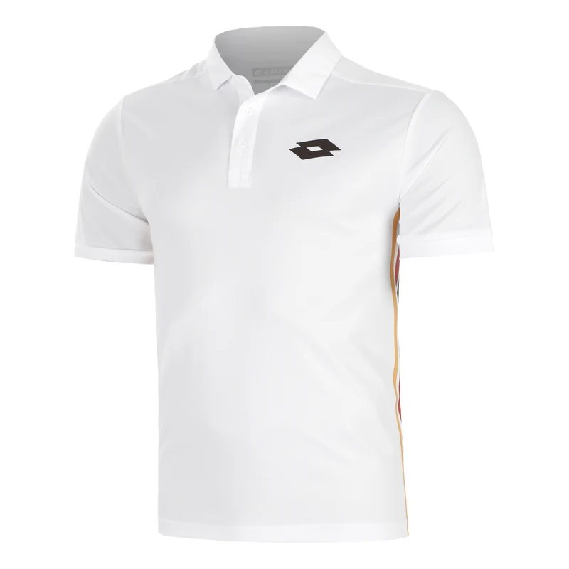 Tech VI Polo Herren - weiß, braun