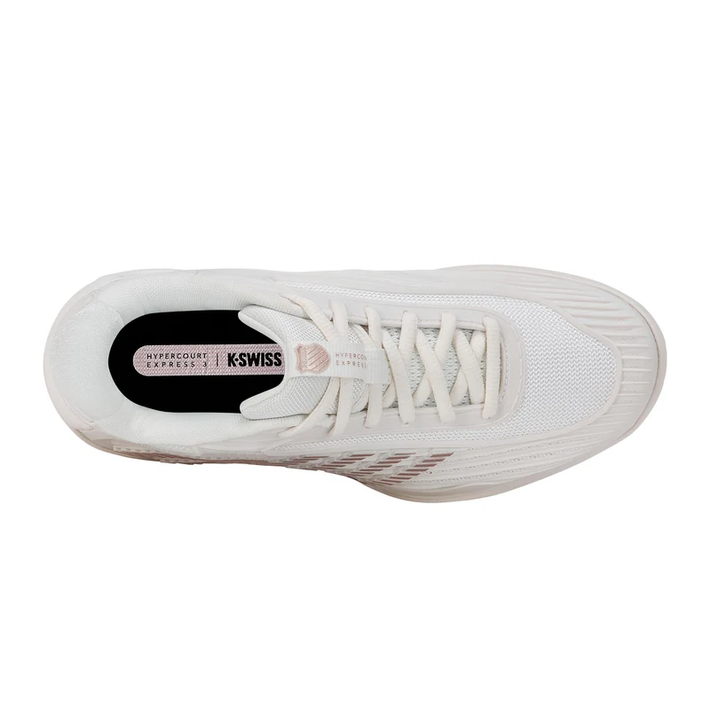 Hypercourt Express 3 Allcourtschuh Damen - weiß, rosa