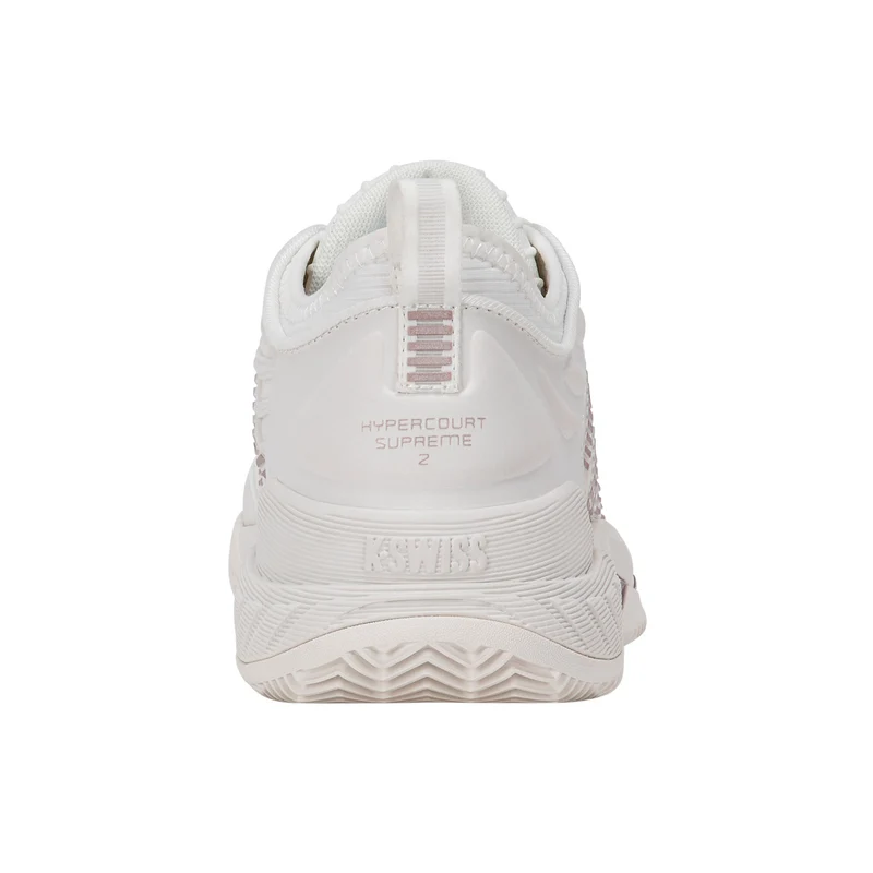 Hypercourt Supreme 2 Sandplatzschuh Damen - weiß, rosa