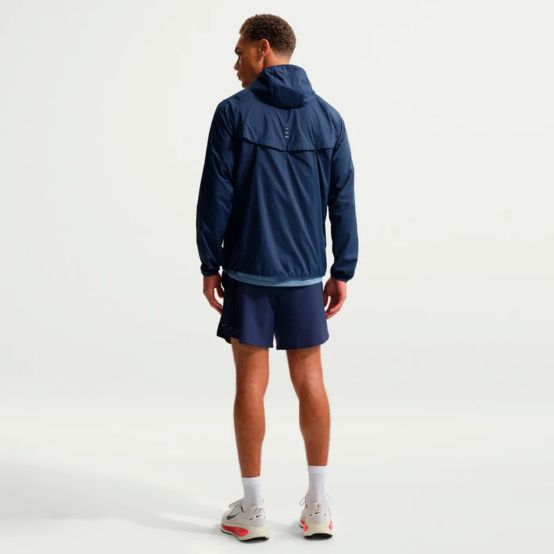 Stride Laufjacke Herren - dunkelblau, silber