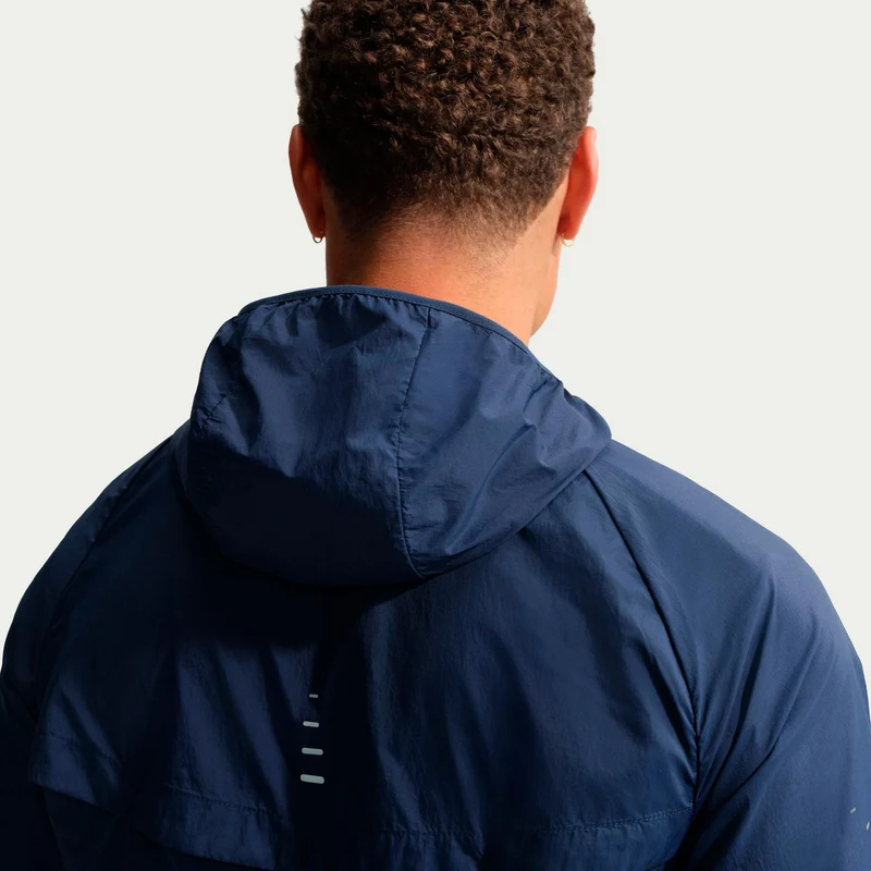 Stride Laufjacke Herren - dunkelblau, silber