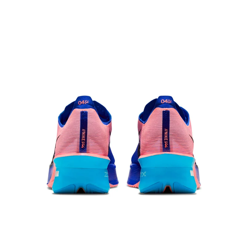 Vaporfly 4 Wettkampfschuh - blau, koralle