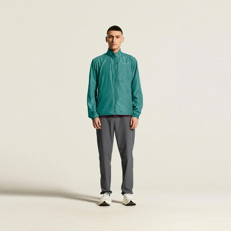 Essence Wind Laufjacke Herren - grün