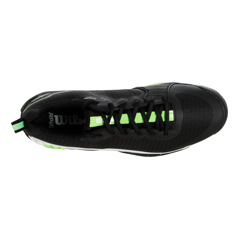 Rush Pro 4.5 Sandplatzschuh Herren-Schwarz,Hellgrün