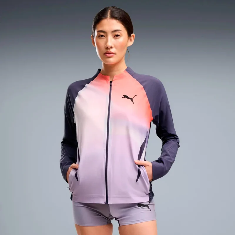 Lightspeed Ultraweave Graphic Laufjacke Damen - grau, orange