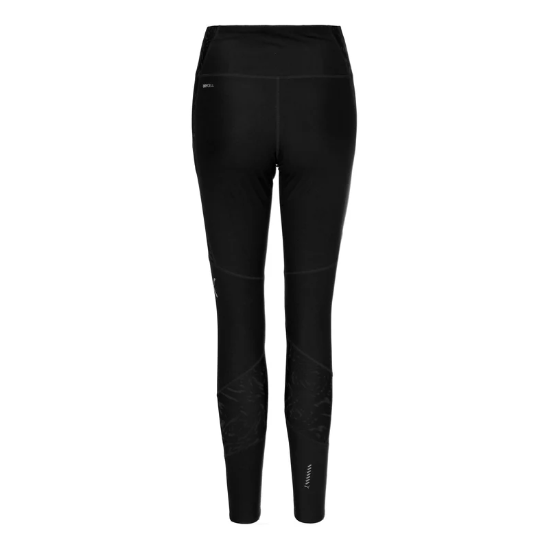 Run All Over Print Brushed Ultraform Highwaist FL Lauftight Damen-Schwarz