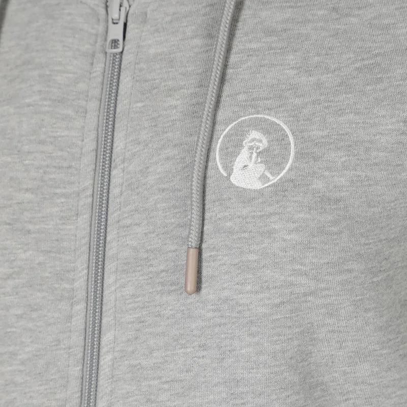 Essential Zip Sweatjacke Damen-grau