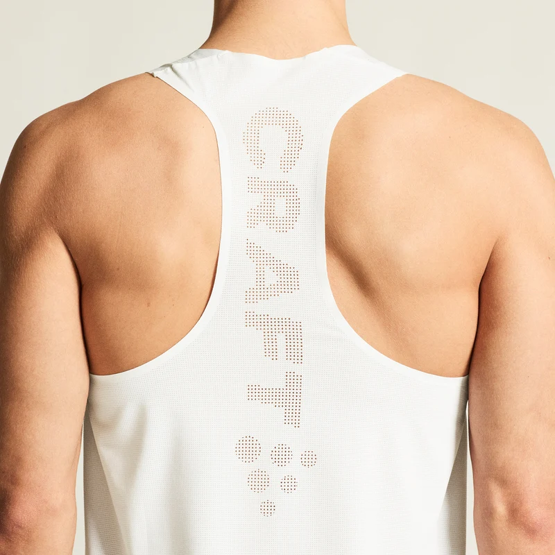 Race Day Laufshirt Herren - weiß