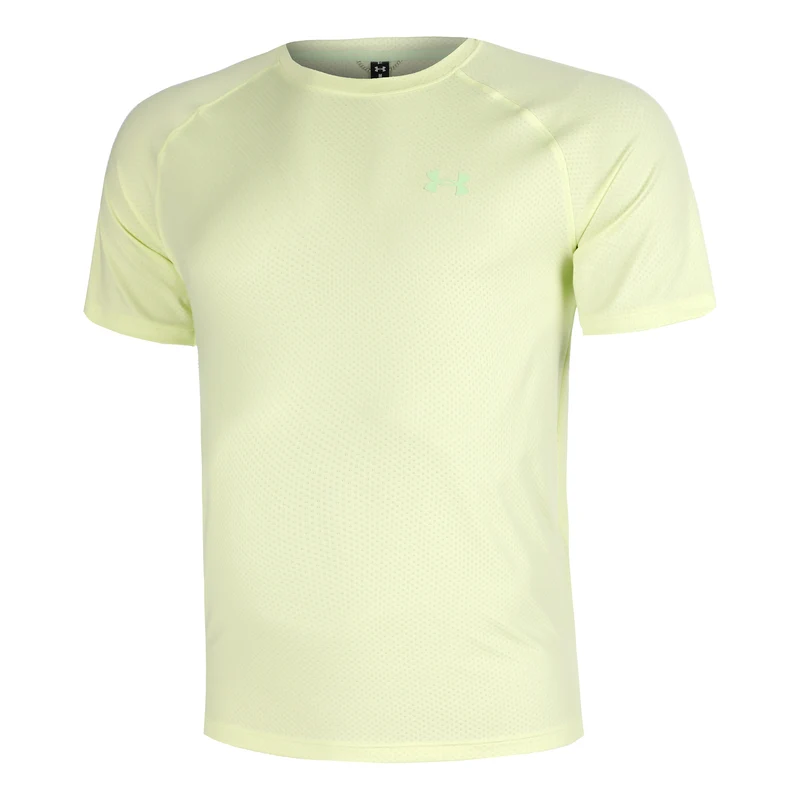 Explor Trail Run Graphic Laufshirt Herren-hellgrün, schwarz