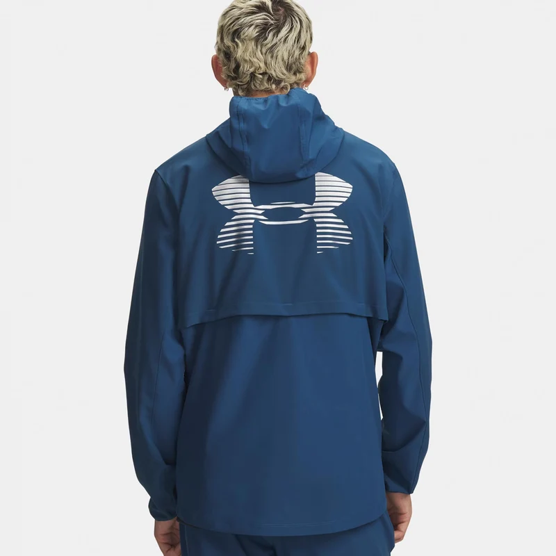 Velociti Pro Storm Laufjacke Herren - blau, silber