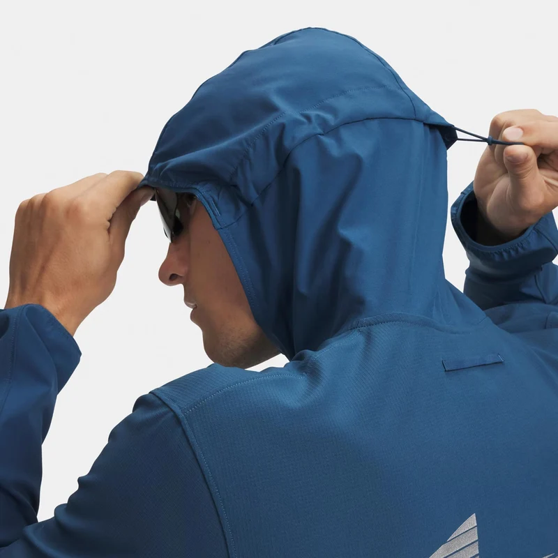 Velociti Pro Storm Laufjacke Herren - blau, silber
